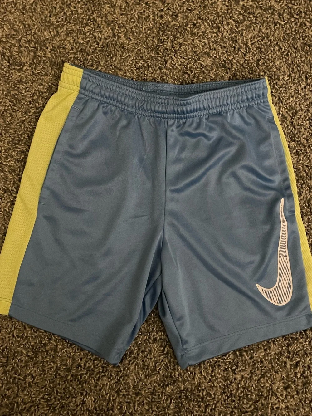 Nike Blue with Lime Green-Accent Youth Sport Set